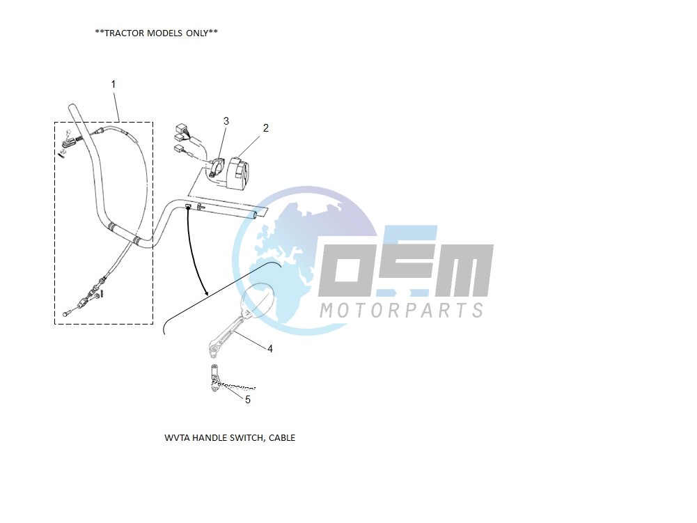 WVTA HANDLE SWITCH, CABLE