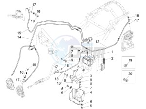 California 1400 Touring SE ABS 1380 drawing ABS Brake system