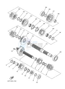 XT1200ZE SUPER TENERE ABS (2KB1 2KB2) drawing TRANSMISSION