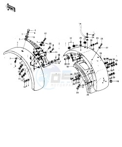 F9 A (-A) 350 drawing FENDERS -- F9-A- -