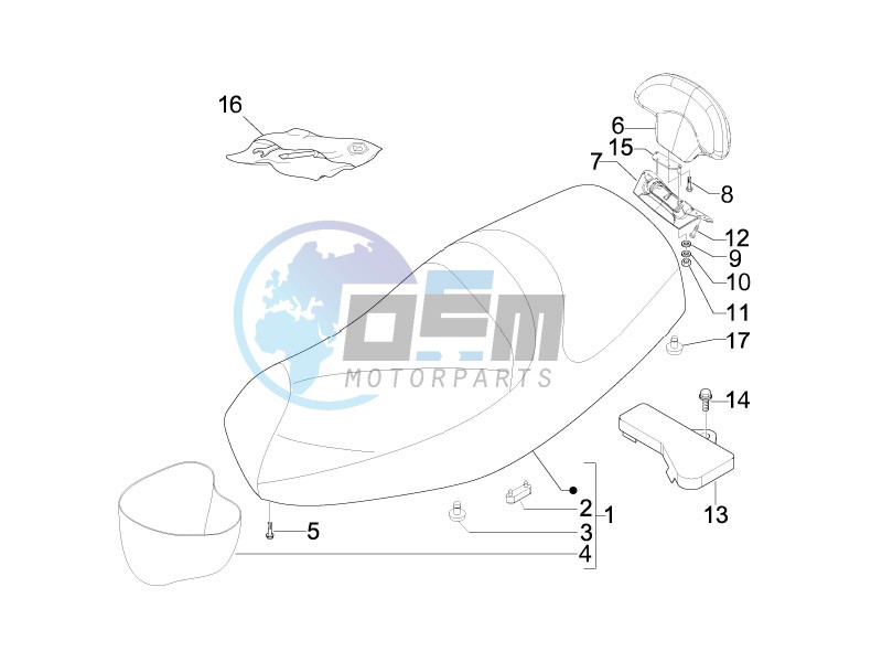 Saddle seats - Tool roll