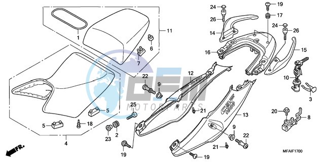 SEAT/SEAT COWL