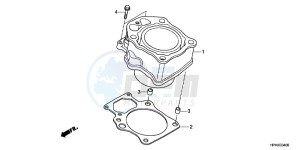 TRX420FEC drawing CYLINDER