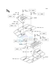 KVF 650 B [PRAIRIE 650 4X4 ADVANTAGE CLASSIC] (B2) [PRAIRIE 650 4X4 ADVANTAGE CLASSIC] drawing OPTIONAL PARTS-- CARRIER- -