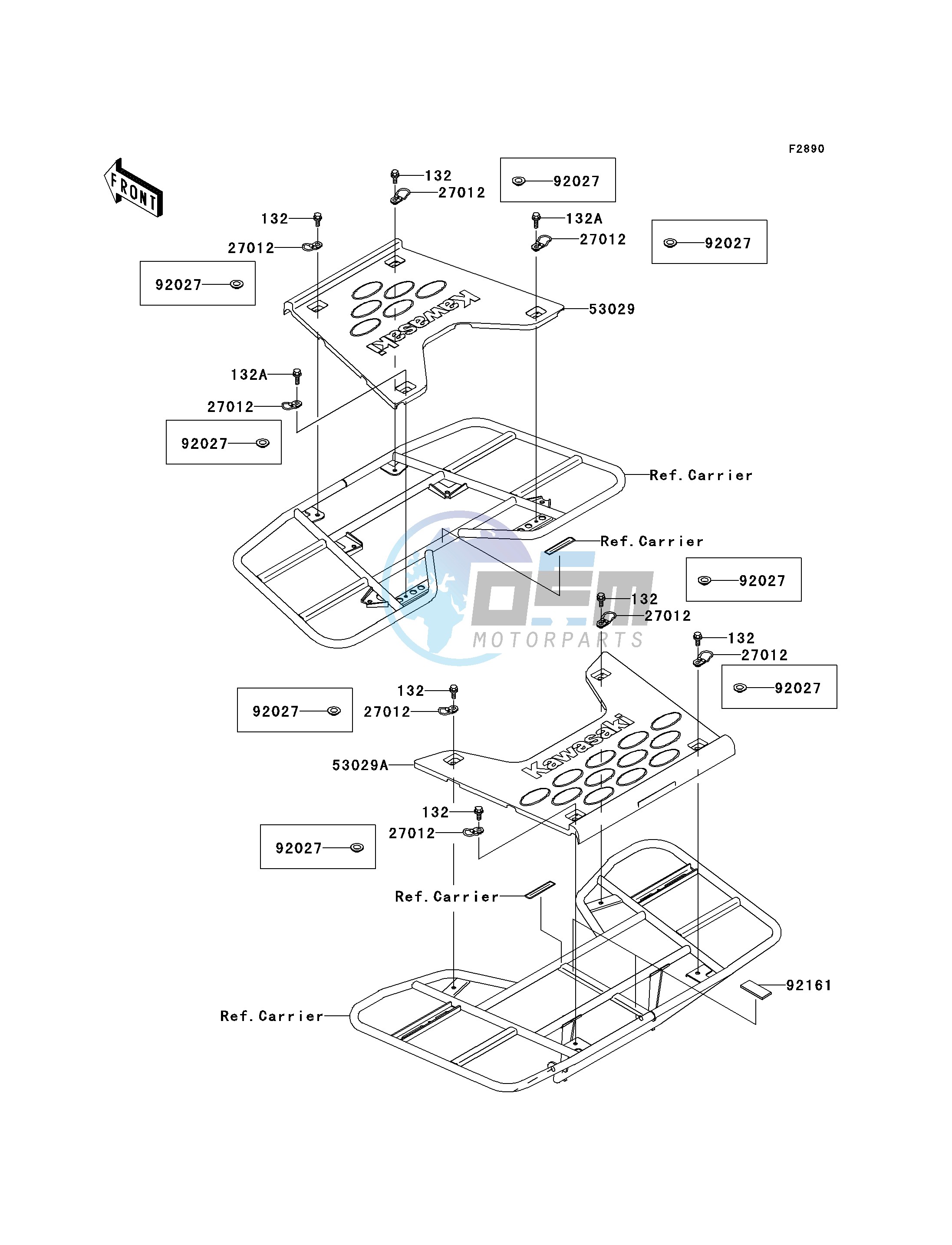 OPTIONAL PARTS-- CARRIER- -