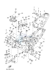 XSR700 (B341 B341 B341) drawing FRAME