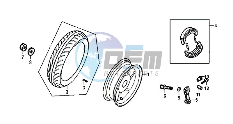 REAR WHEEL / ALLO 50 (25 KM/H) (AJ05WA-NL) (L8-M0)