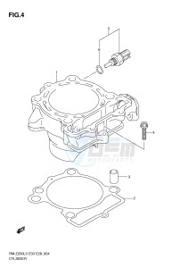 RM-Z250 (E3-E28) drawing CYLINDER