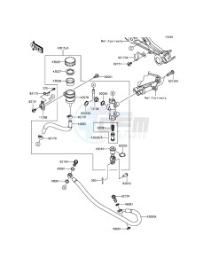 NINJA_300 EX300AFF XX (EU ME A(FRICA) drawing Rear Master Cylinder