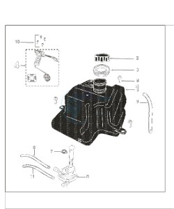 KISBEE 50 N drawing TANK AND PUMP