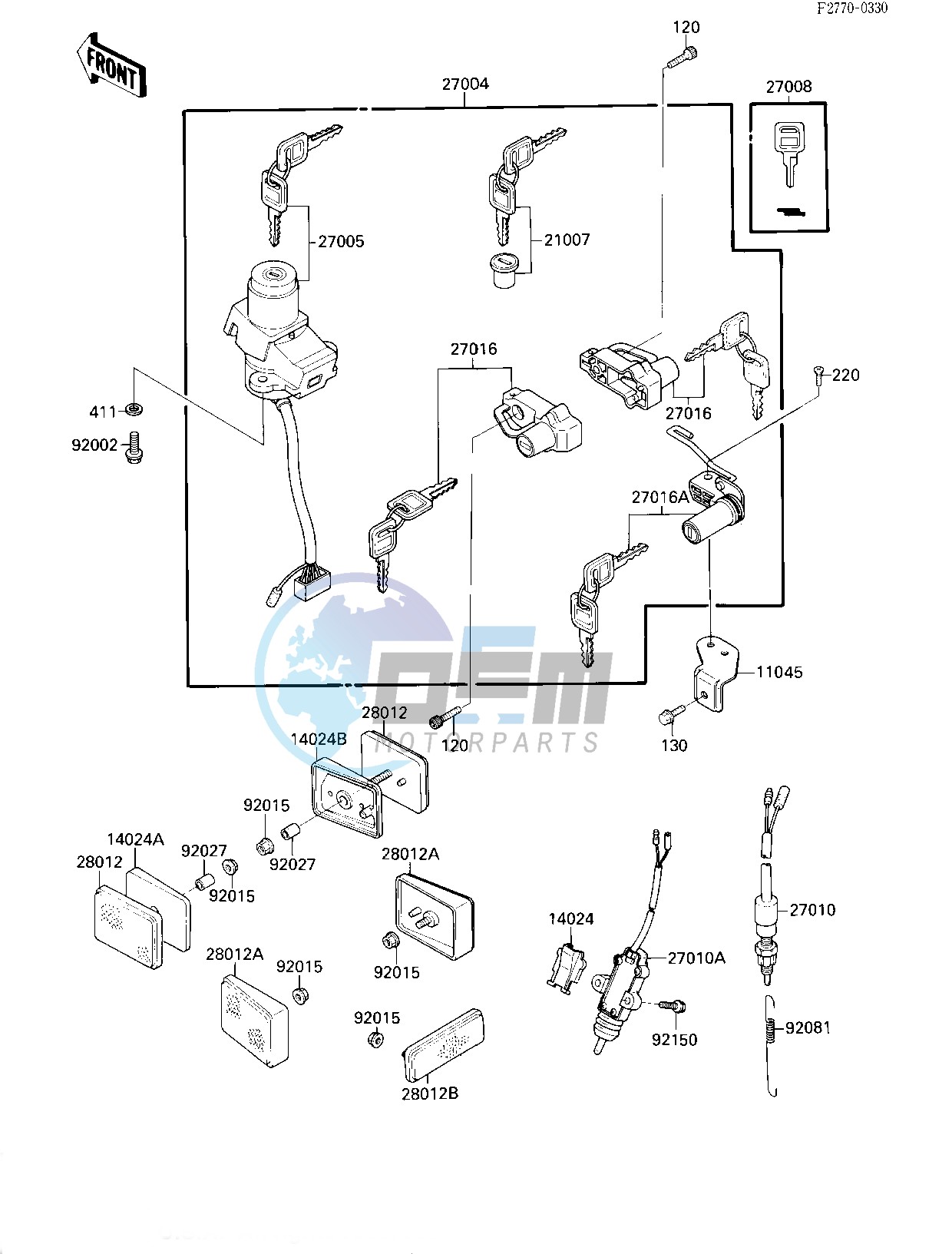 IGNITION SWITCH_LOCKS_REFLECTORS