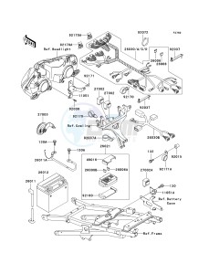 ZX 600 J [NINJA ZX-6R] (J1-J3) [NINJA ZX-6R] drawing CHASSIS ELECTRICAL EQUIPMENT