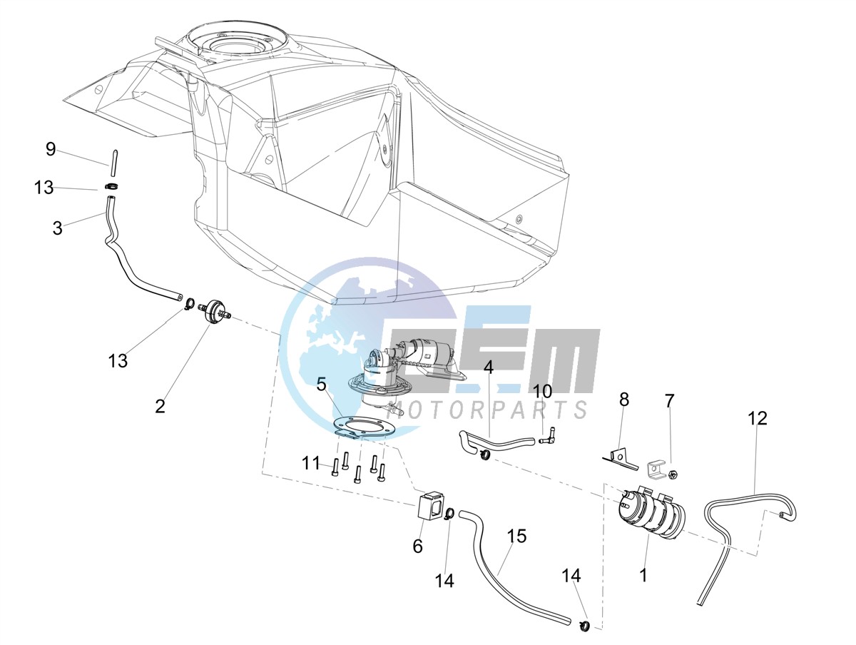 Fuel vapour recover system