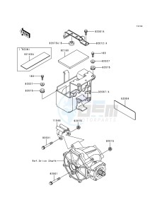 KLF 300 C [BAYOU 300 4X4] (C1-C4) [BAYOU 300 4X4] drawing BATTERY CASE