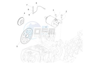 S 125 4T 3V IGET NOABS E3 (APAC) drawing Stater - Electric starter