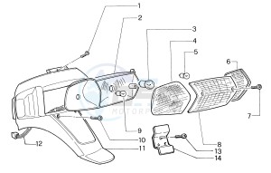 Zip & Zip 100 drawing Tail light