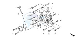 FJS600D 400 SILVER WING drawing RIGHT CRANKCASE COVER