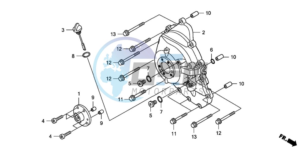 RIGHT CRANKCASE COVER