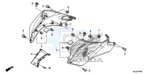 NC750SAF NC750S 4ED - (4ED) drawing SHELTER