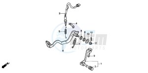 NX500 DOMINATOR drawing PEDAL