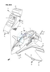 LT250R (E1) drawing FRONT FENDER (MODEL M)