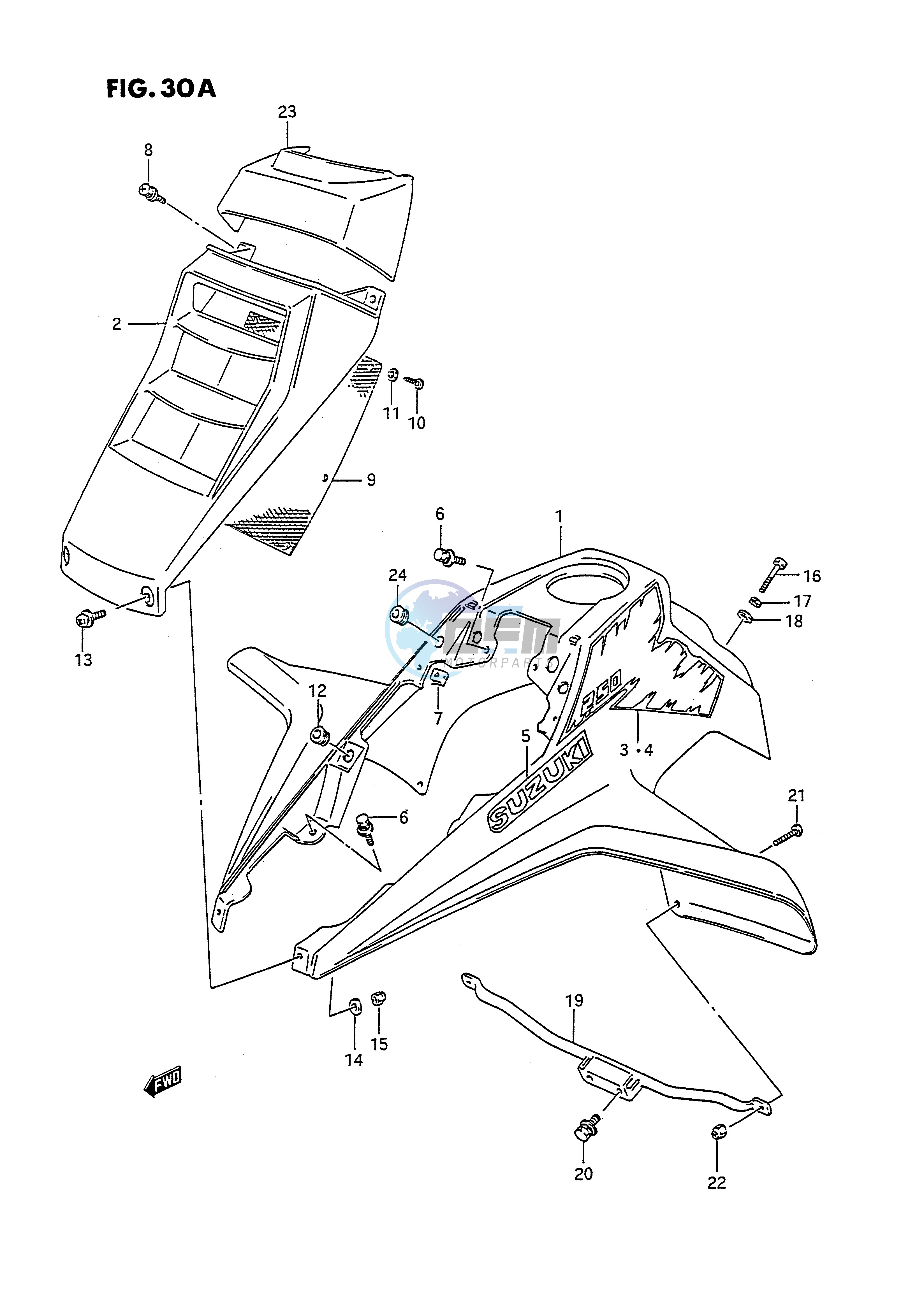 FRONT FENDER (MODEL M)