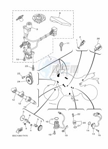 TRACER 900 MTT850 (B5C9) drawing ELECTRICAL 2