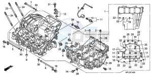 CBR1000RA9 Korea - (KO / ABS) drawing CRANKCASE