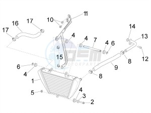 RSV4 1000 Racing Factory L.E. (EMEA) (EU, GB) drawing Oil radiator