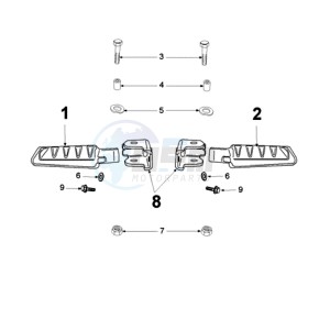 LUDIX 10 B ONE drawing FOOT SUPPORT