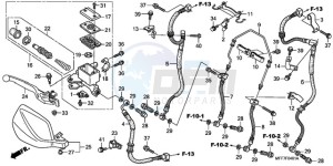 XL700VA9 UK - (E / ABS MKH SPC) drawing FR. BRAKE MASTER CYLINDER (ABS)