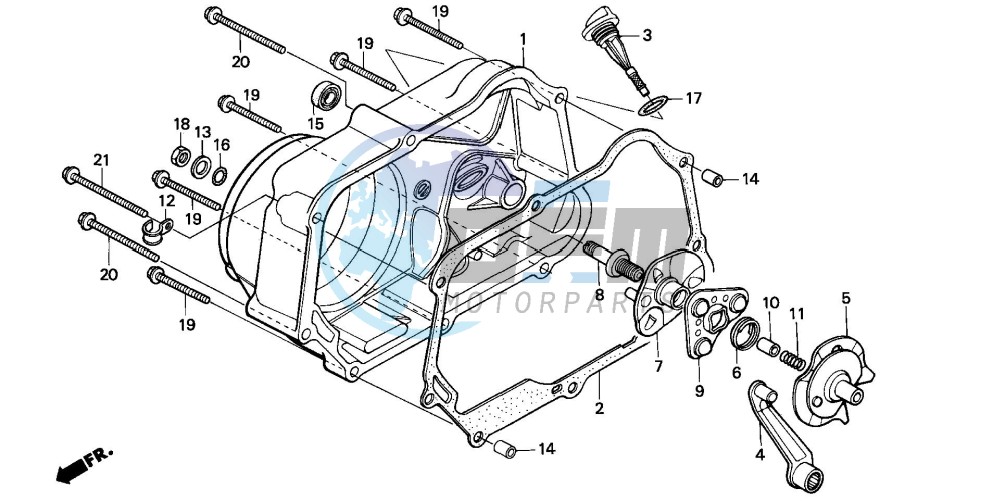 RIGHT CRANKCASE COVER