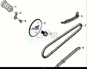 SYMPHONY CARGO 125 (AY12WA-EU) (E5) (M1) drawing CAM SHAFT