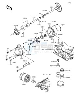 Z1000 ZR1000FFF FR GB XX (EU ME A(FRICA) drawing Oil Pump