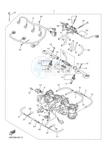 FZ8-N FZ8 (NAKED) 800 (2SH5) drawing INTAKE 2