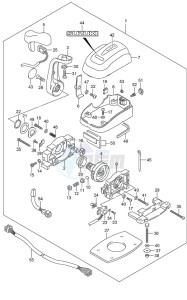 DF 250AP drawing Top Mount Single