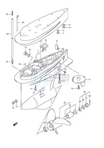 DF 250 drawing Gear Case