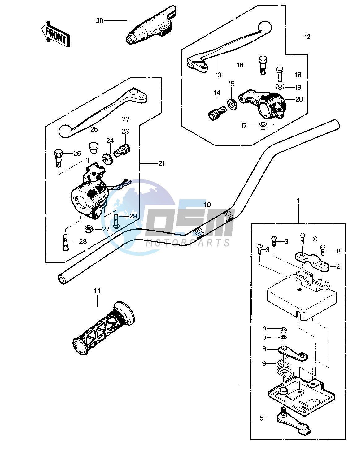 HANDLEBAR -- 83 KLT200-A4_A4A- -