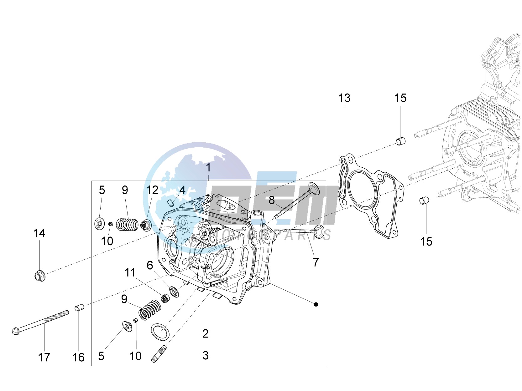 Cylinder head unit - Valve