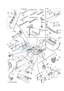 YFM450FWA YFM45GDXG GRIZZLY 450 IRS (1CUT) drawing ELECTRICAL 1