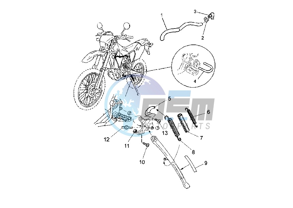 SIDE STAND EURO KIT