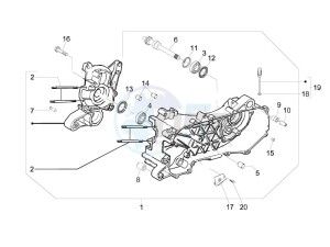 Fly 50 4t drawing Crankcase