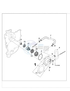 SAT400 SC drawing WATER PUMP