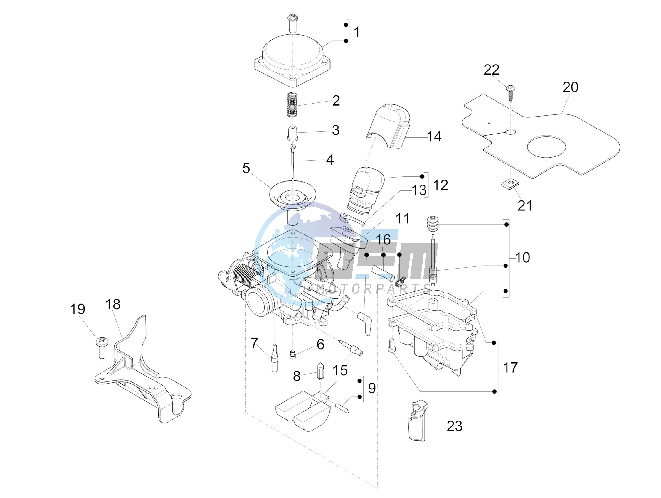 Carburetor's components