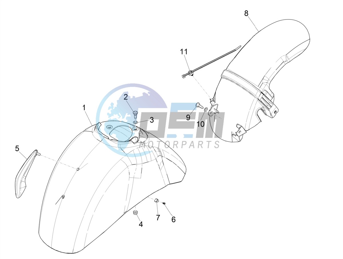 Wheel housing - Mudguard