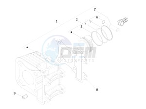 Liberty 50 4T PTT 2017 (B-NL) (B-NL) drawing Cylinder-piston-wrist pin unit