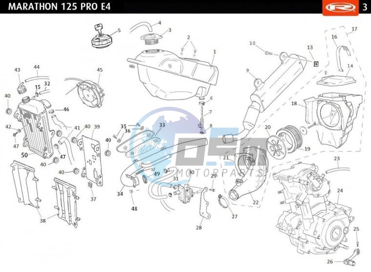 TANK-EXHAUST-RADIATOR