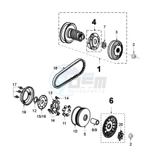 ELYSEO FR drawing CLUTCH 4 HOLES