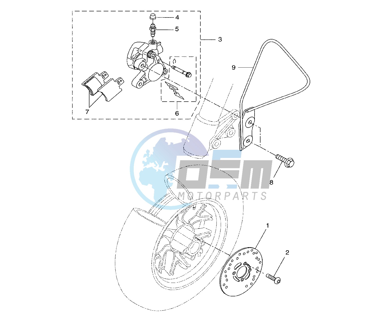 FRONT BRAKE CALIPER