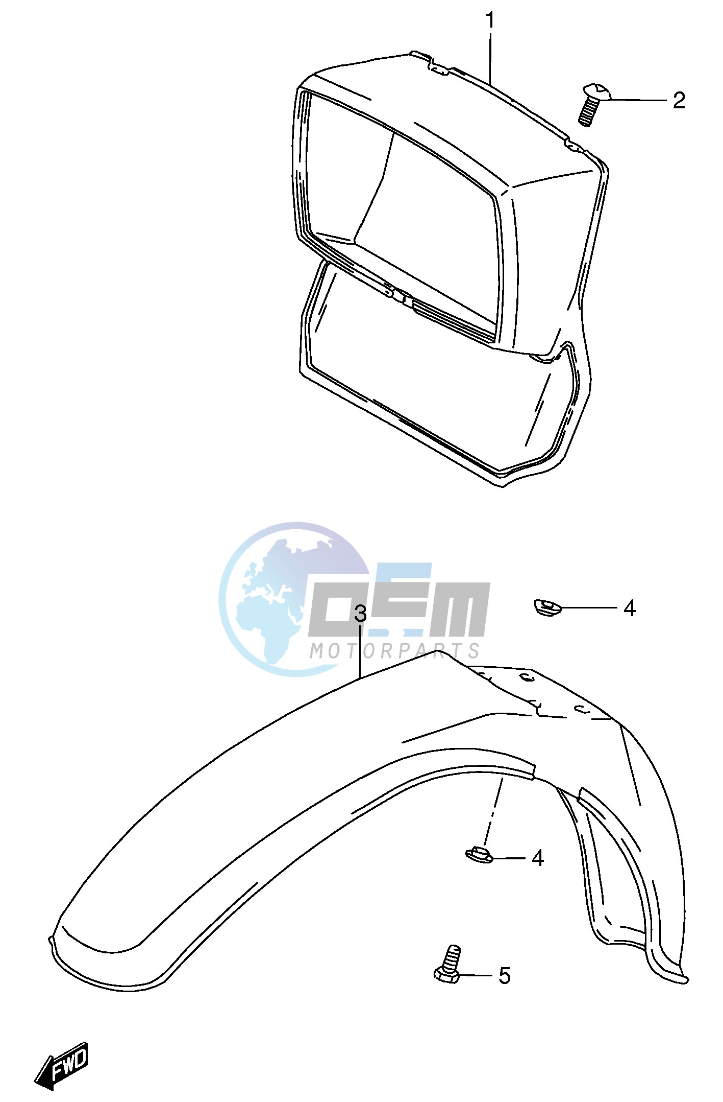 HEADLAMP HOUSING